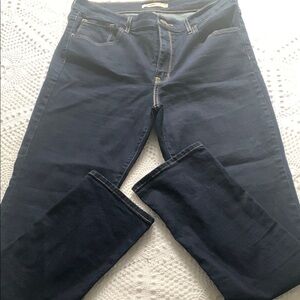 Levi’s jeans, dark wash, size 32